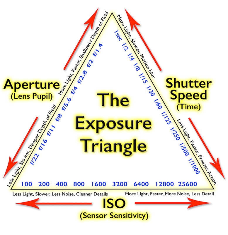 the exposure triangle figure