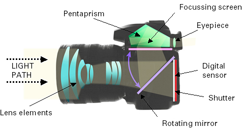 light path of camera