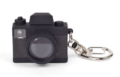 Kikkerland Camera LED Keychain