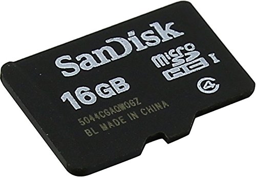 This 16GB SDHC Memory Card Class 4 from SanDisk