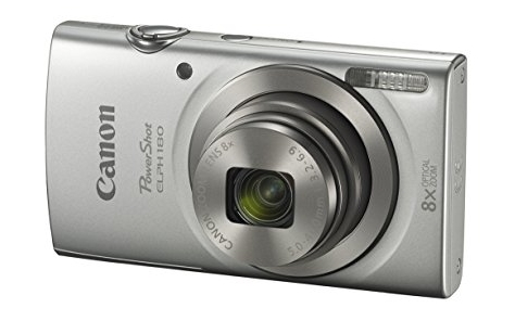 Canon PowerShot ELPH 180 (Silver) with 20.0 MP