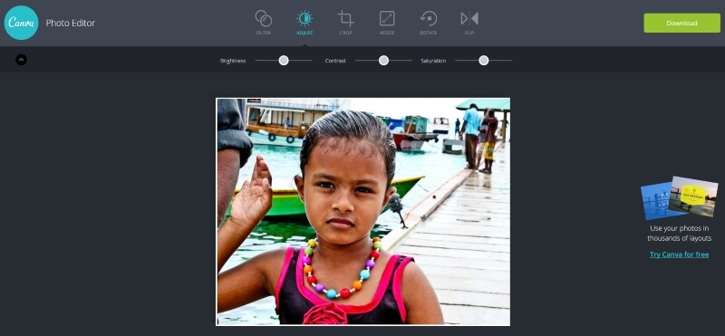 canva photo editor