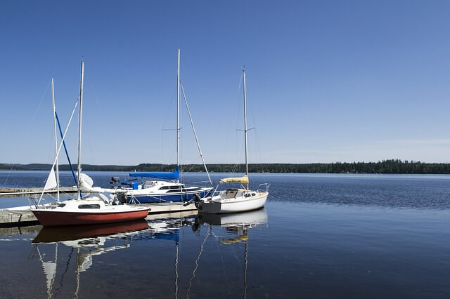 boats - sunny day