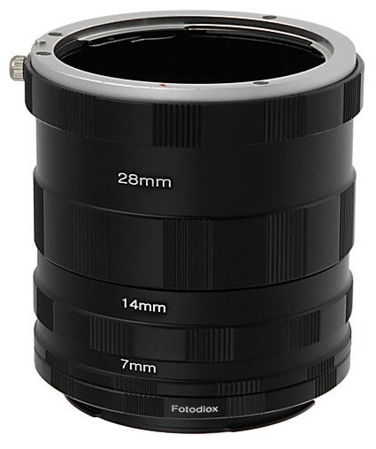 Fotodiox extension tube set