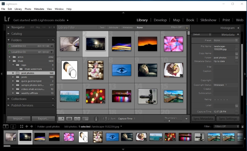 Lightroom Folders