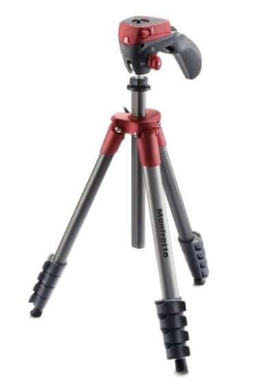 Manfrotto MKCOMPACTACN-RD Compact Action Tripod