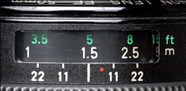 focus scale and DOF