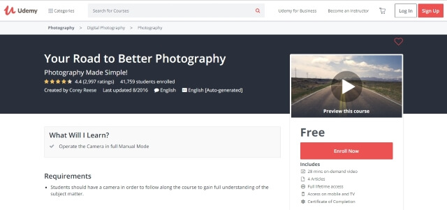 Your Road to Better Photography