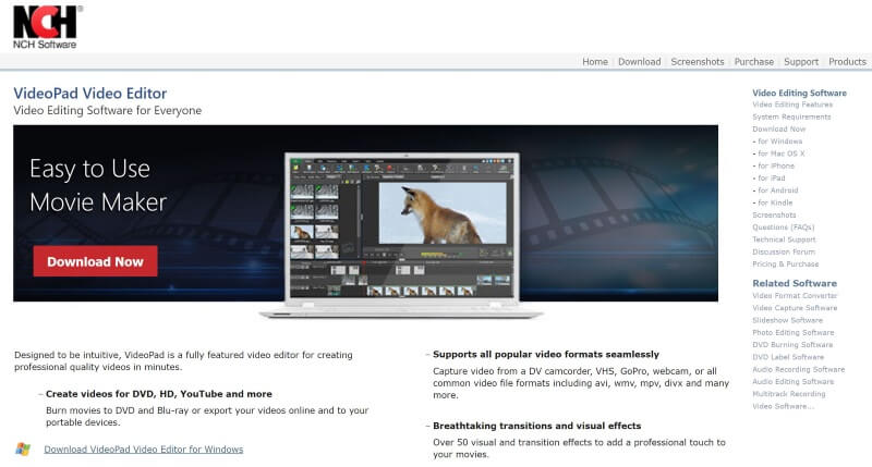 videopad video editor full free torrent