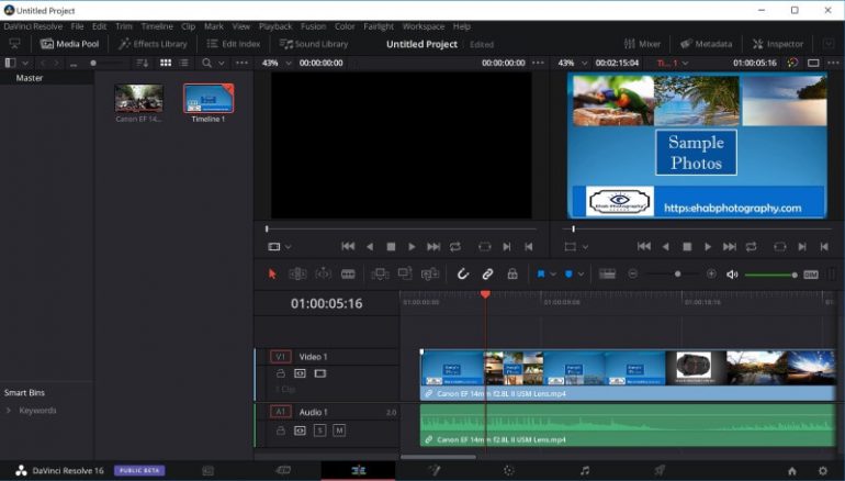 simple video editor free beginner