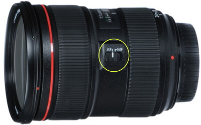 canon ef lens autofocus not working