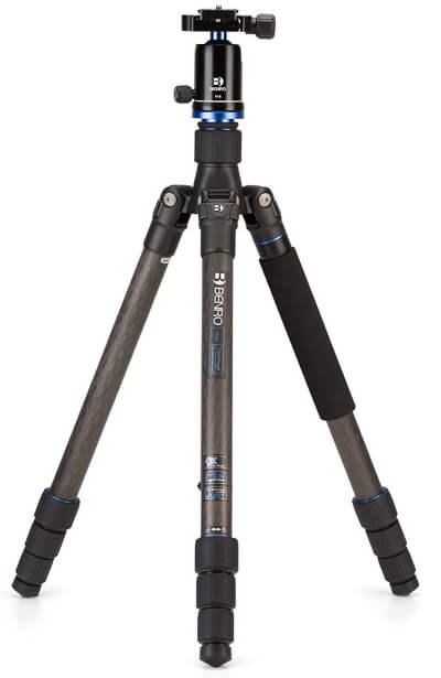 Benro Travel Angel 2 Series Carbon Fiber Tripod w/ V1E Ball Head