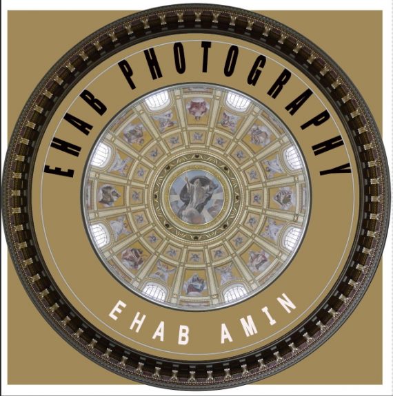 Wrap Text around Circle in Ehab Photography