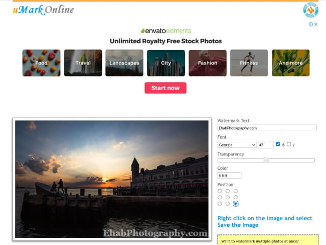 Create Watermark Online Free