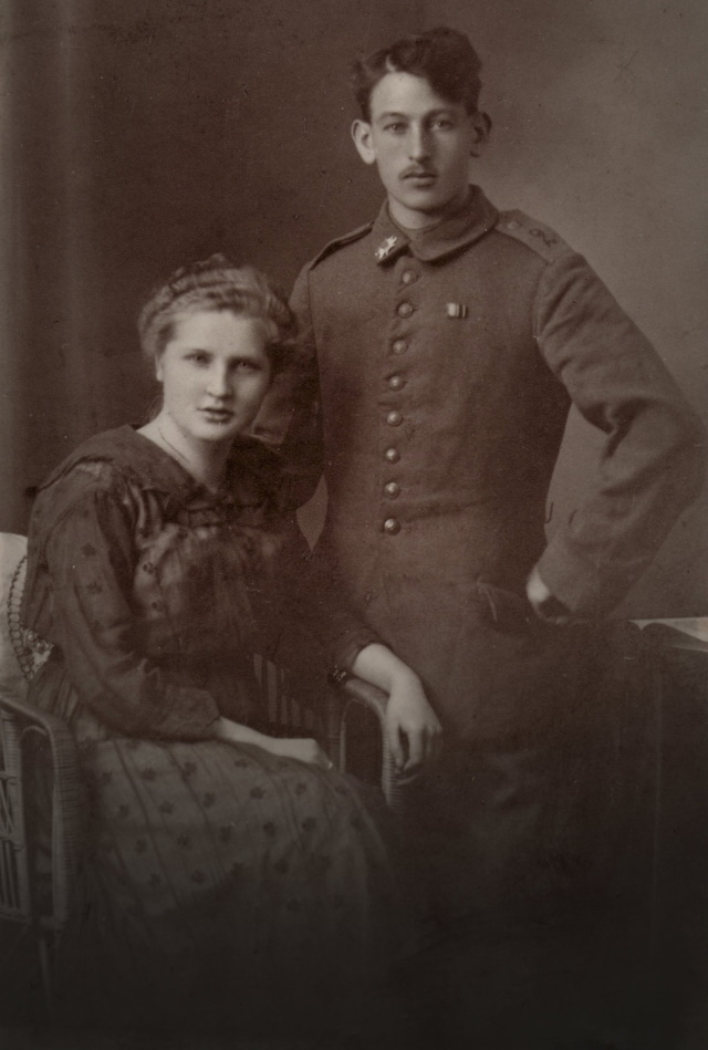 Old Photo of a man and a woman 