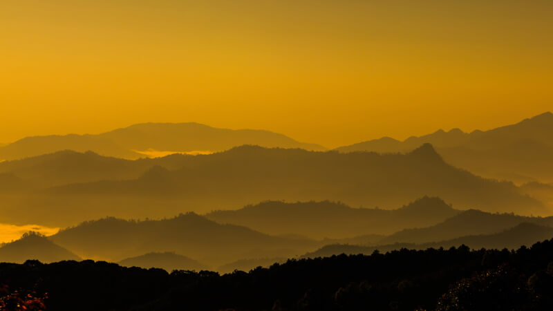 layered mountains 